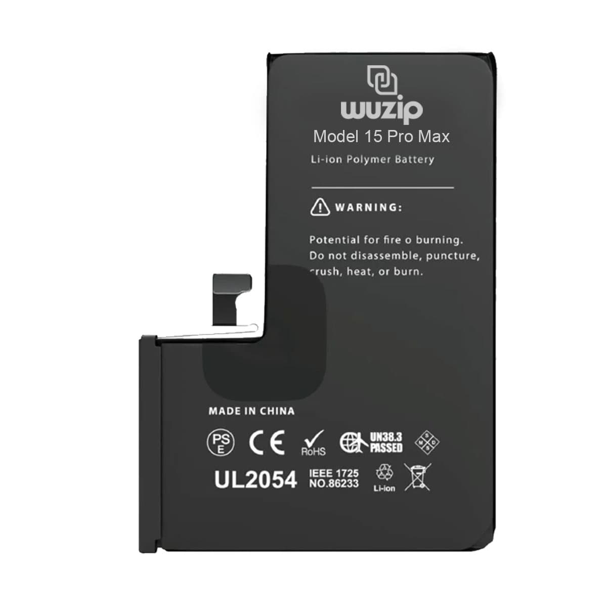 Bateria iPhone 15 Pro Max Auto Programable - Black Edition